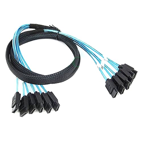 Cable Divisor SATA III 6SATA a 6SATA 1M