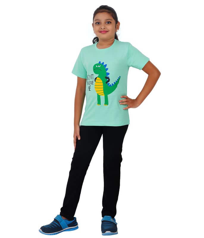 Image of Pride Apparel Cotton Girl's Printed Short Sleeve Casual T-Shirts Pack of 3