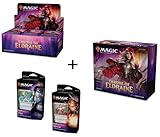 MTG Magic the Gathering Throne of Eldraine Booster Box + Bundle + Both Planeswalker Decks!