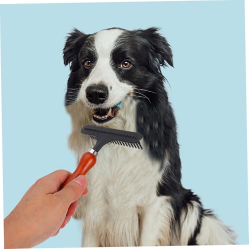 UPKOCH Hundekamm zur Fellpflege Entfilzungskamm für Hunde Kamm zur Beseitigung von Verfilzungen Tierkamm für Fellpflege Hundebürste zur Fellentfernung