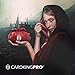 CardKingPro Immense Dice Bags with Pockets - Red - Capacity 150+ Dice - Great Organizer for Dice Hoarders, Perfect for Dungeons and Dragons [Patented Design]