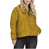 HAOLEI 2024 Chaqueta Acolchada Mujer,Chaqueta Mujer Invierno con Capucha Abrigo Acolchado Mujer Corto Ligera de Manga Larga Color Sólido Chaquetas de Plumas Espesado y Cálido Cazadora Mujer Invierno