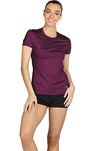 Image of icyzone Workout Running Tshirts for Women - Fitness Athletic Yoga Tops Exercise Gym Shirts (Pack of 3)