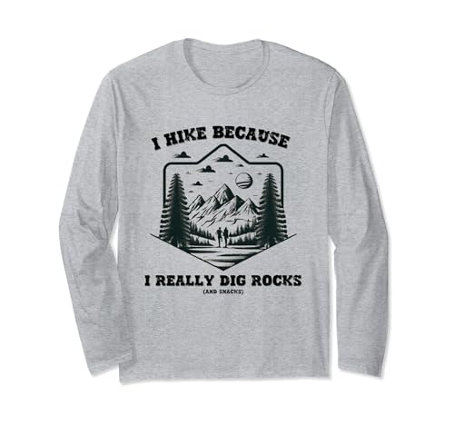 Escurgo perché scavo davvero rocce e snack Maglia a Manica