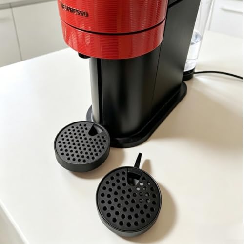 Replacement Compact Coffee Drip Tray for Capsule Machines - 3D Printed PLA Part in Black, 15.5x14cm - Image 2