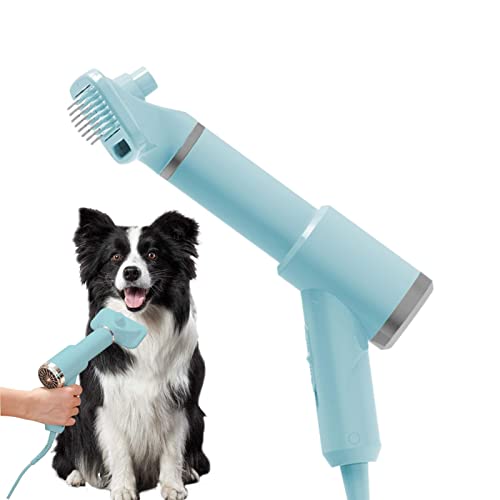 Pet Grooming 2 em 1 Dog Blower com Pet Brush Soprador silencioso