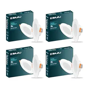 Bajaj Ivora Compact Downlight 5W LED Downlight for Smaller Spaces Cool Day Light