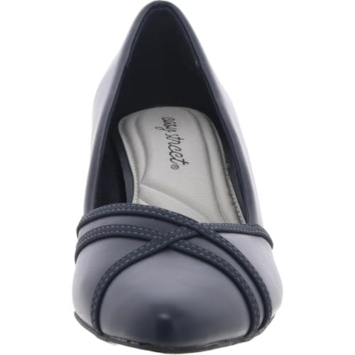 Easy Street Women's Lotus Pump, Navy, 8 X-Wide by Easy Street - Image 3