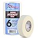 SportsTape Hockey Tape - 6 Roll Multipack (White)