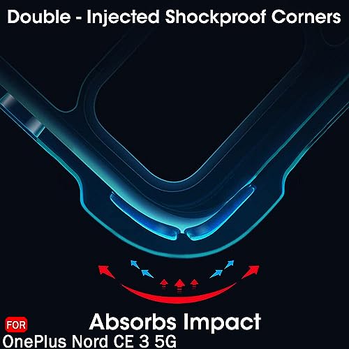 Image of TheGiftKart TPU+PC Crystal Clear Back Cover Case For Oneplus Nord Ce 3 5G | 360 Degree Protection | Shock Proof Design | Transparent Back Cover Case For Oneplus Nord Ce3 5G (Transparent Bumper)