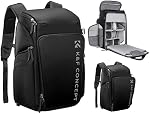 Sac à Dos K&F Concept® 25L Sacs à Caméra pour Photographes, Sac à Caméra de Grande Capacité avec Housse de Pluie, Compartiment pour Ordinateur Portable de 15,6 pouces Compatible avec Canon/Nikon/Sony/DJI Mavic Drone | Sac à Caméra avec Housse de Pluie Compartiment pour Ordinateur Portable de 15,6"