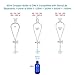 StonyLab 60ml (2 oz) 4-Pack Frasco Gotero de Vidrio, Botella Cuentagotas de...
