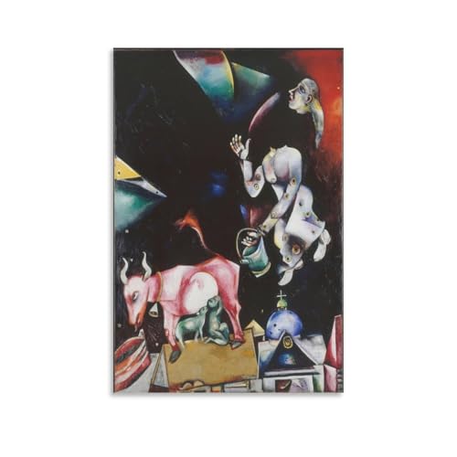 Affiche Marc Chagall sur toile moderne pour une décoration de chambre élégante
