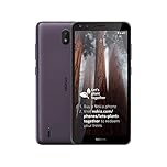 Nokia C01 Plus 5.45 Inch Android (Go Edition) UK SIM Free Smartphone with 1 GB RAM and 16 GB Storage (Dual SIM) - Purple (Renewed)