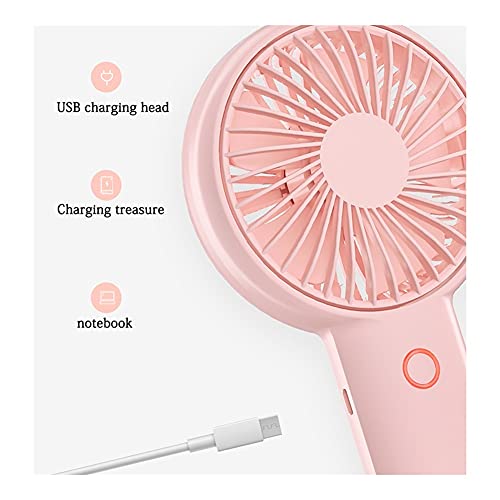 Fans Mini Handheld Fan Draagbare Oplaadbare Breeze Rustige Fan USB Ventilator met ventilatorstand voor thuisreis Outdoor… - Image 6