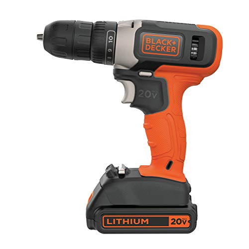 BLACK+DECKER 20V MAX Cordless Drill, Cordless (BCD702C1)