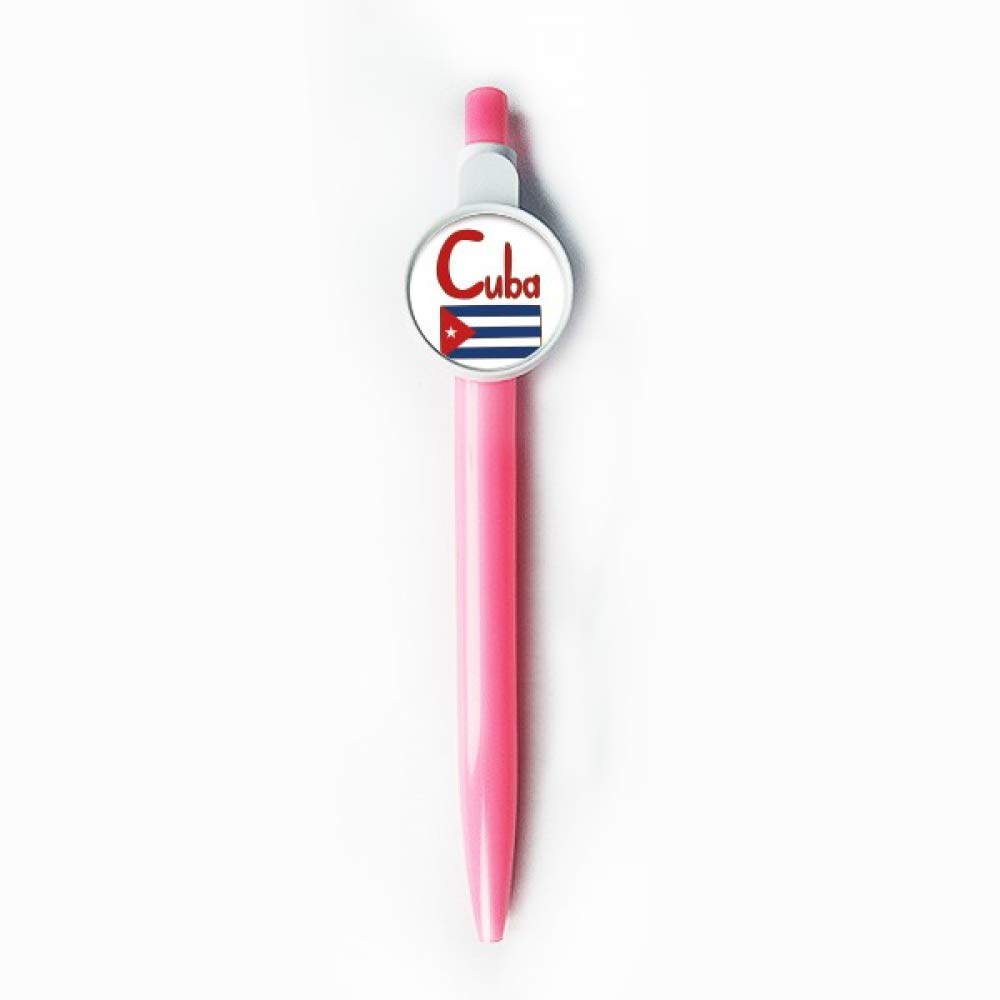 Stylo à bille rétractable bleu Cuba anti-bavure pour écriture rapide