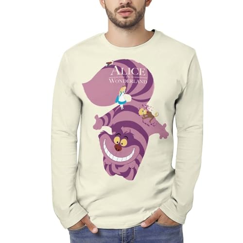 [WAXQIQI] �����Y ����T�V���c �s�v�c�̍��̃A���X �`�F�V���L �����OT�V���c �C���i�[�V���c �H�� �g�b�v�X �J�b�g�\�[ �v���I�[�o�[ ������� �㒅 �v�����g T-Shirts �t�H�~ �ʋ� �ʊw �j�����p 5XL