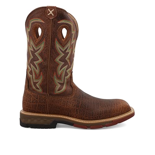 Twisted X Men's 12" Western Work Boot, Color: Tan/Tan, Size: 11, Width: D (MXBN001-D-11)4