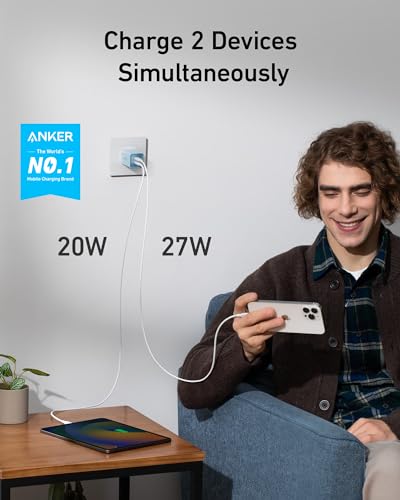 Cargador Anker Nano 47W con 2 Puertos USB-C y Power Bank miniatura 2