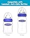 Sippy Spouts for Lansinoh Baby Bottles, Soft 100% Silicone Sippy Cup Nipples, Variable Flow, 6m+, 6 Count