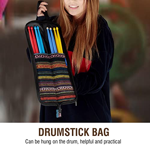 Houh Portable Percussion Stick Bag, Drumstick Cases, Hanging For Accommodating Drum Stick For Accommodating Teaching Material And Other Accessories #TOP6