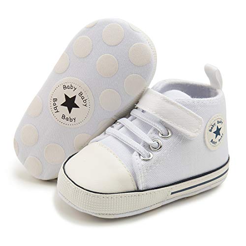 Tutoo Unisex Baby Boys Girls Star High Top Sneaker Soft ...