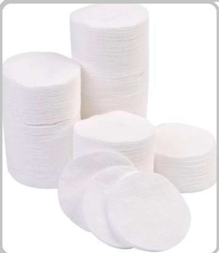Round Cotton Pads For Face & Eyes Cotton Pad 50 Pc Makeup Remover (50 Wipes) (Pack Of 2)-image-28