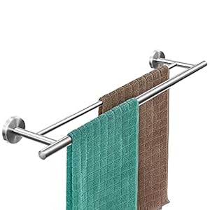 Dailyart DY-MJG-2 Doppelter Handtuchhalter Edelstahl