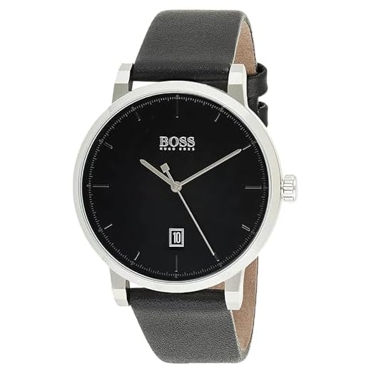 BOSS Reloj Analógico de Cuarzo para hombre con Correa en piel Negro - 1513790