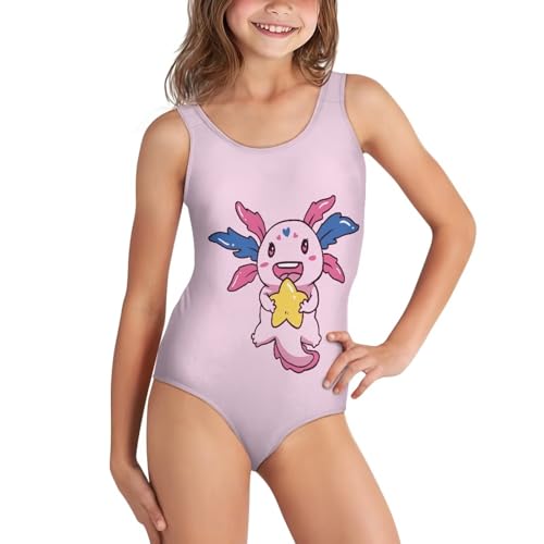 Girls One Piece Swimsuits with Cross Back Straps Design 5-143