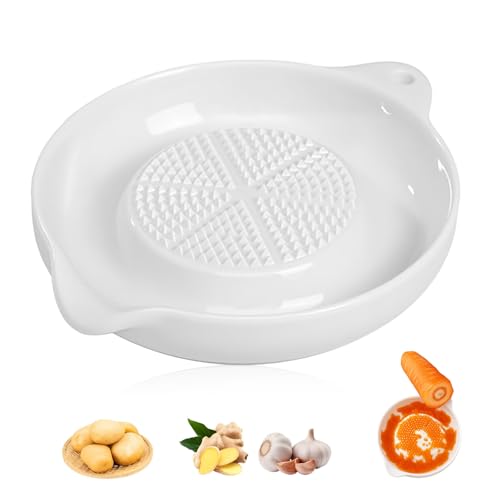 Keramikreibe, Knoblauch Tellerreibe Keramik Reibeteller Keramik...