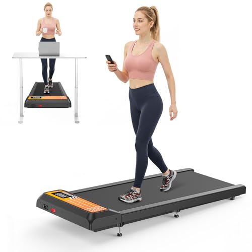 Image of Compact Walking Treadmill Pad with 0-8% Incline | 4-in-1 Treadmill with handle,2.5HP, 270 lbs,Perfect for Running, Walking & Under-Desk Use,Quiet Operation for Home or Office