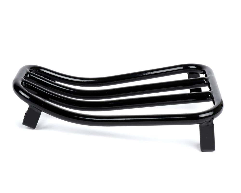 MOTO NOSTRA Gepäckträger Durchstieg V2.0 schwarz glanz kompatibel Vespa GTS 125-300 GTV GTL GT