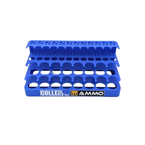 Colle21 Display x AMMO by Mig Jimenez - 16 Paints, 48 Brushes and 12 Oil Brush Holder