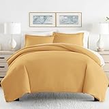 ienjoy Home Hotel Collection Luxury Soft Brushed 1800 Series Microfiber Duvet Cover Set - Hypoallergenic - King/Cal King, Gold