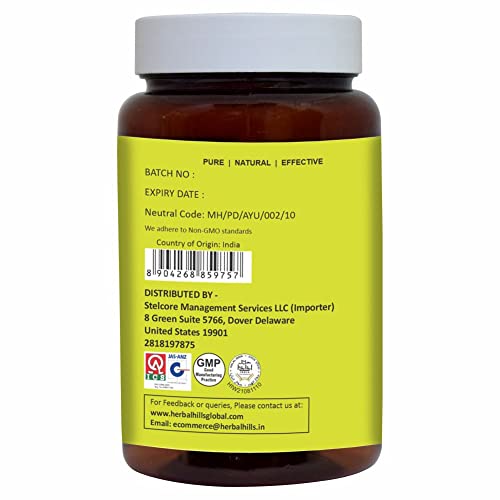 Herbal Hills Organic Neem Capsules & Arjuna Capsules | Pack Of 2 (120 Count Each) | Best For Healthy Life #TOP6