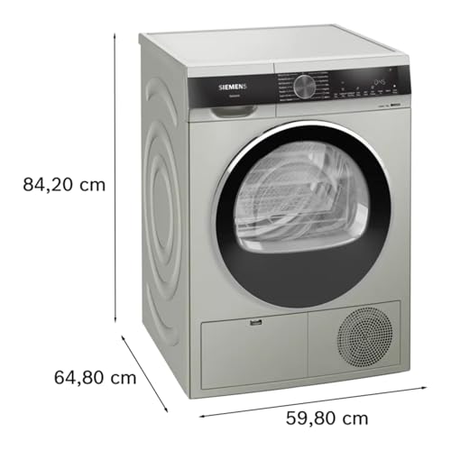 Image of Siemens 9 kg Fully Automatic Front load Condenser Tumble Clothes Dryer WP41G208IN, Silver Inox, Inbuilt Heater