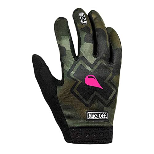 Guantes Muc-Off Yoth Camo Rider con agarre de silicona y dedos táctiles