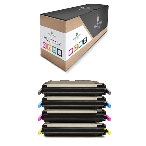 HAUPTSTADT TONER 4 cartuchos de tóner Premium compatibles con HP Color Laserjet 5500 5550 sustituye a C9730A 33A 645A