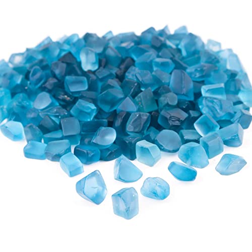 InfinityGemsArt AA+ Grade Raw London Blue Topaz Crystals Jewelry Making Reiki Wicca Healing Crystals DIY Gifts Raw Topaz Jewelry Gemstones, Premium Rough Supply
