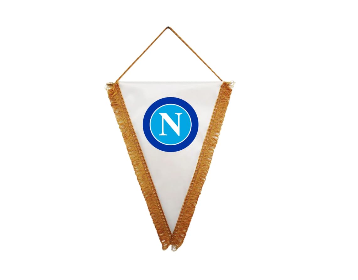 Generico Gagliardetto 28x20cm compatibile con Napoli Calcio