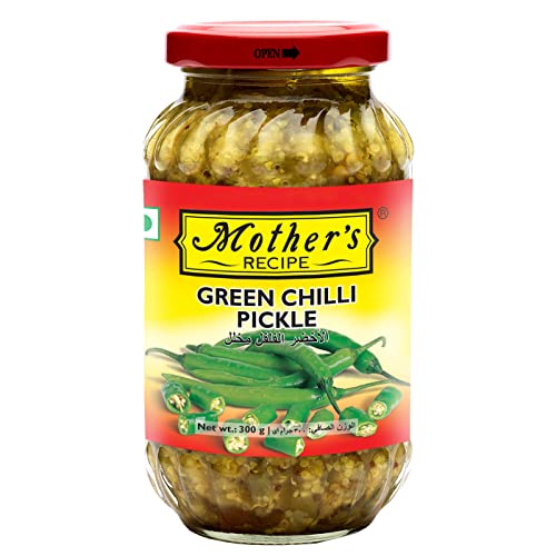 �O���[���`�� �s�N���X 300g Mother's Green Chilli Pickle �s�b�N�� SARTAJ �T���^�[�W