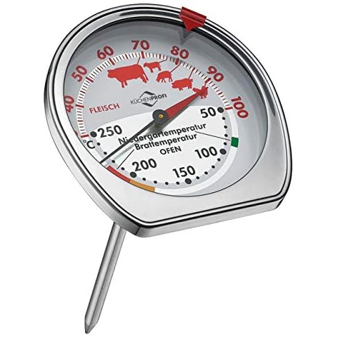 Küchenprofi BBQ Braten-/ Ofenthermometer, Kombi-Thermometer Ofen/Gartemperatur gleichzeitig Cover