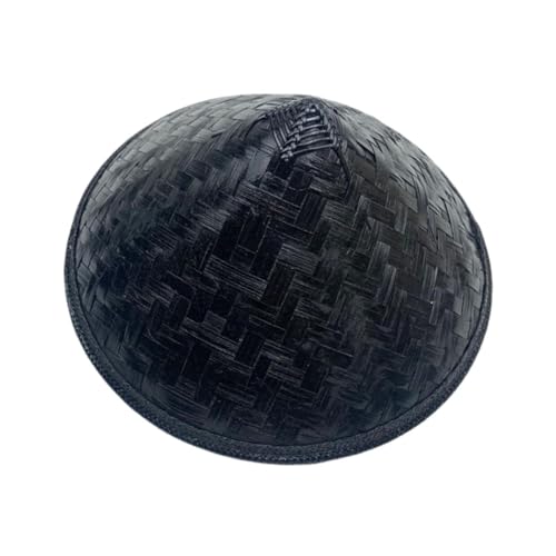 Bamboo Braided Hat Lightweight Conical Sun Hat for Summer Beach Girls Boys Asian Style Headwear- 42cm4