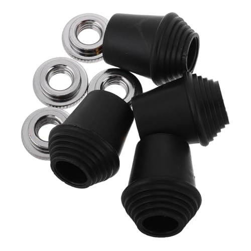 SUPVOX Drum Leg Base Kit 4pcs Bass Drum Legs with Locking Nuts Threaded Rubber Feet