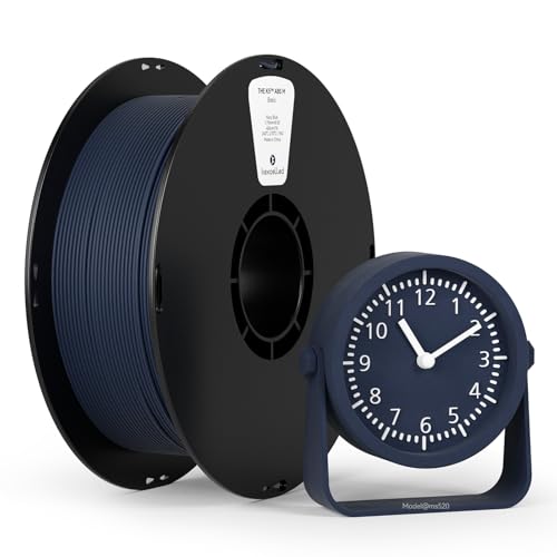 kexcelled Matte ABS Filament 1.75mm, Frosted Finish, 1kg, Navy Blue