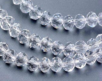 GGB Shiny White Transparent Glass Beads Crystal for Jewelry Making (Pack of 70pcs Beads Line)(Clear, 6MM) (B08TJ4L4FB) Amazon Price History, Amazon Price Tracker