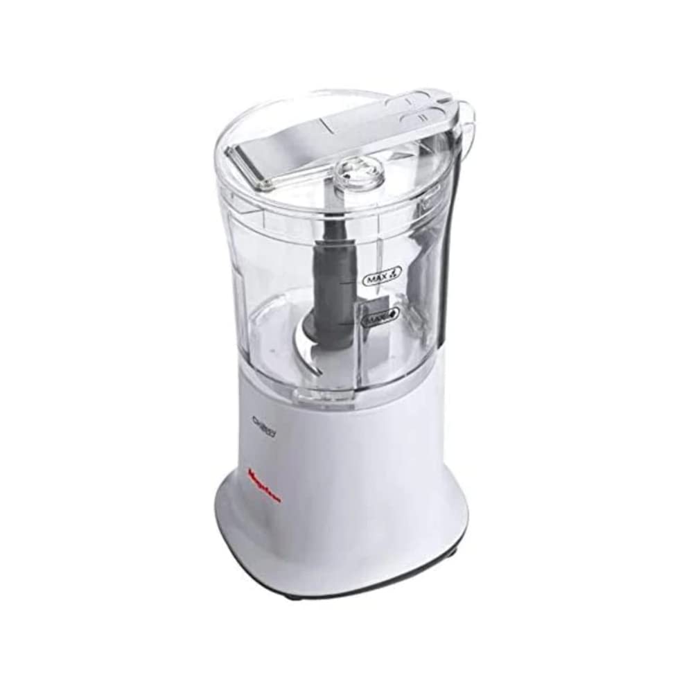 Magefesa Choppy - Picadora 500W + Bol + Tapa Transparente, Cuchillas Acero Inoxidable, Alimentador de Aceite, Cuchilla Doble, Picado Grueso