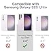 JETech Case for Samsung Galaxy S23 Ultra 5G 6.8-Inch, Non-Yellowing Shockproof Bumper Protective Phone Cover, Anti-Scratch Hard PC Back (Purple)